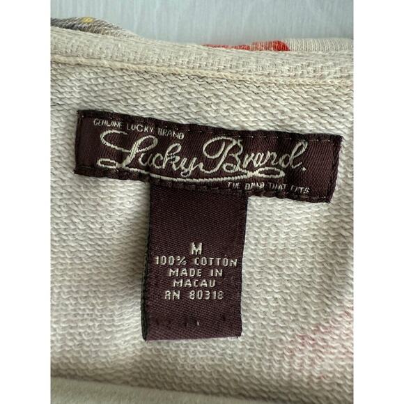 Vintage 90s Lucky Brand Bonsai Crane Pullover size medium - Picture 5 of 10